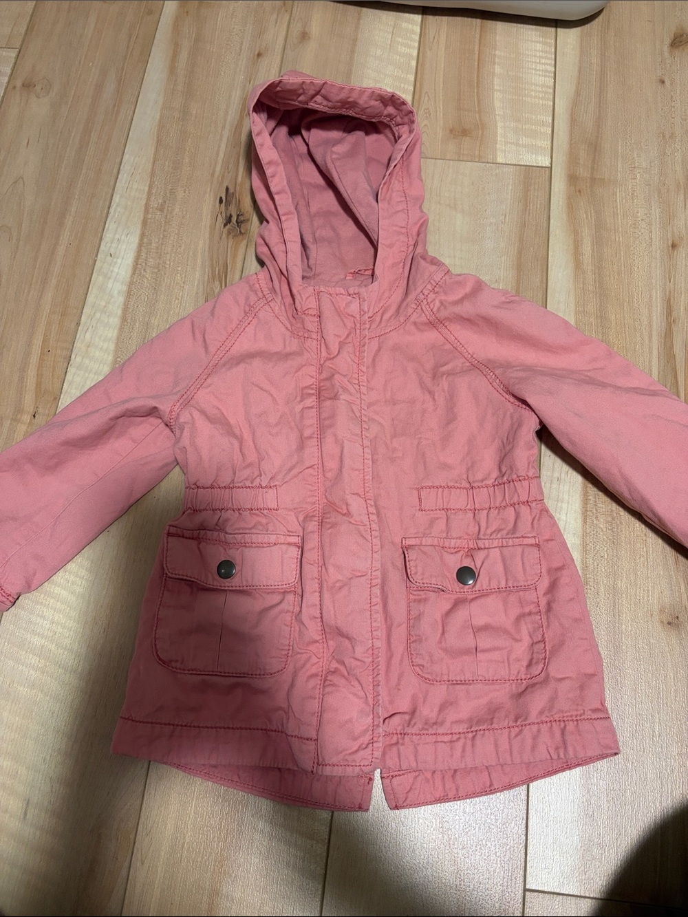 Lightweight pink jacket 100% cotton shell